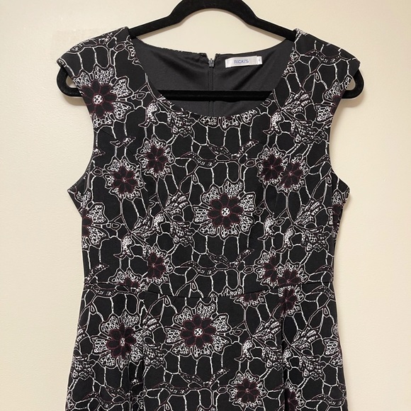 Rickis dress - Black with white - Picture 3 of 5